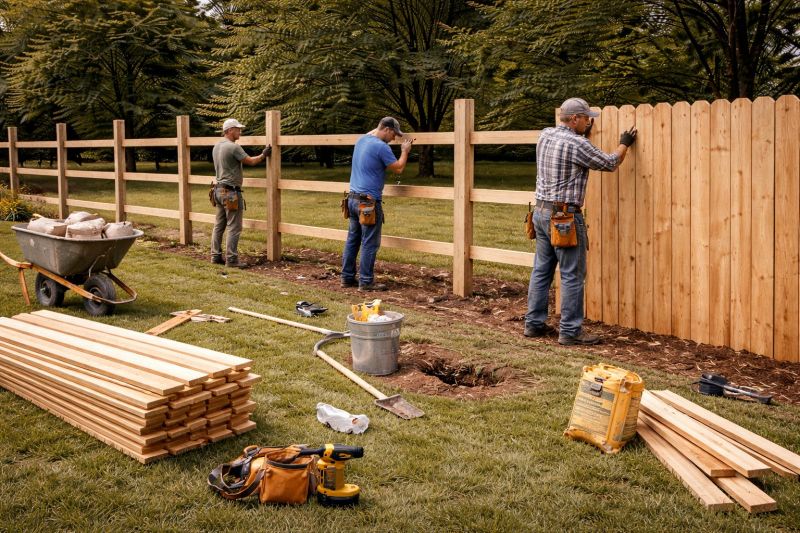 Board Fence Installation in Roseville, CA