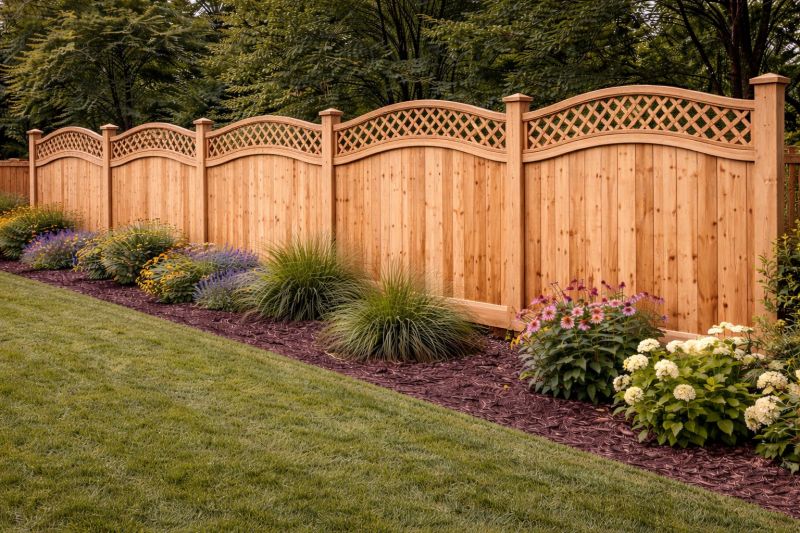 Scalloped Fence Installation in Roseville, CA