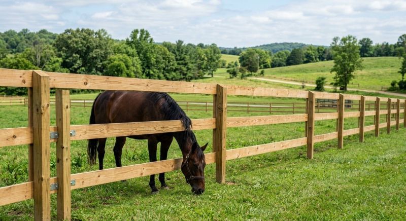 Stable Fencing Installation in Roseville, CA