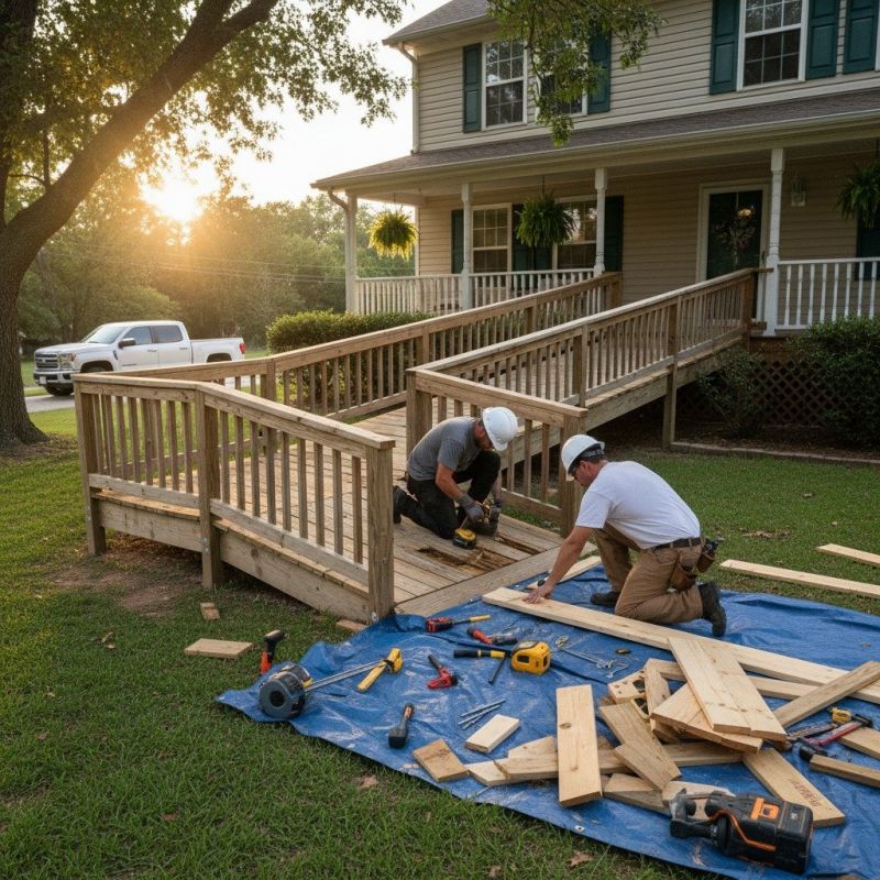 Wheelchair Ramp Construction in Wilmington, NC
