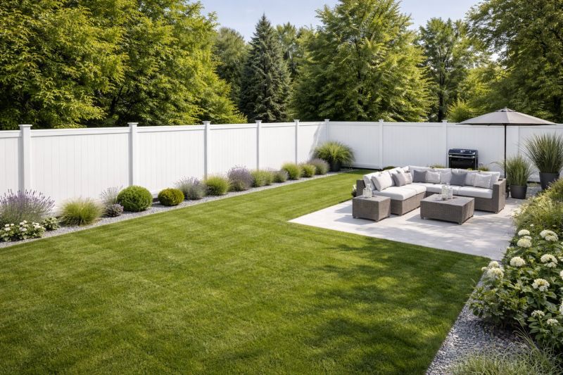 White Pvc Fence Installation in Pearland, TX